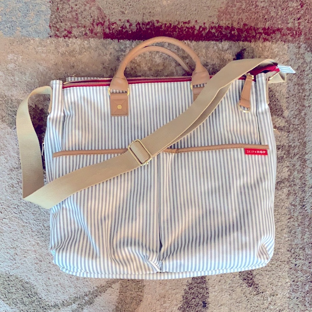 Skip Hop French Stripe Diaper Bag